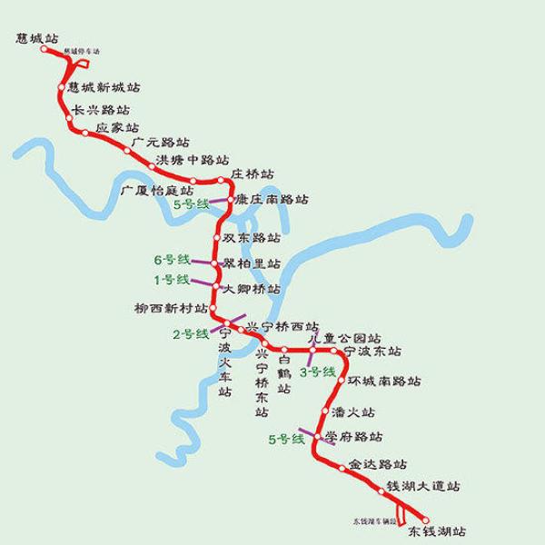 余姚地铁线路图